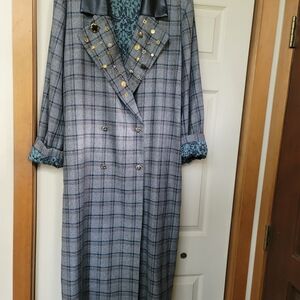 STUNNING FREE PEOPLE WOOL-BLEND LONG COAT - NWOT